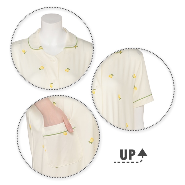 やわらかストレッチ2WAYワンピース型半袖パジャマ | マタニティ・産後