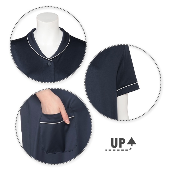 さらさらストレッチ2WAYワンピース型半袖パジャマ | マタニティ・産後