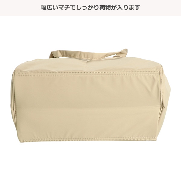 撥水12ポケット2WAYボストンバッグ（チャーム付き）