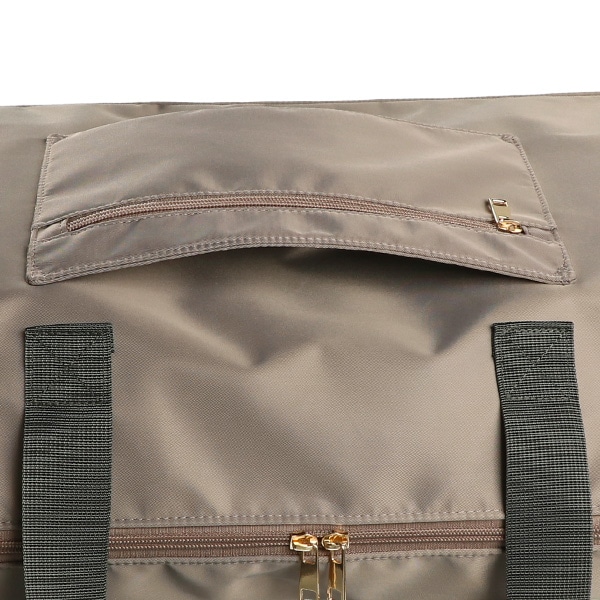 撥水高機能ボストンバッグ（ブラック・ブラウングレー）