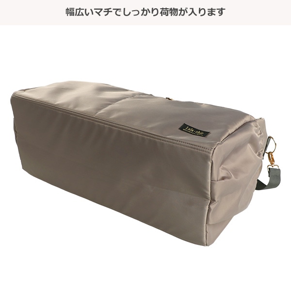 撥水高機能ボストンバッグ（ブラック・ブラウングレー）