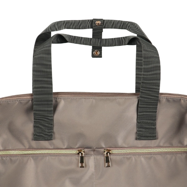 撥水高機能ボストンバッグ（ブラック・ブラウングレー）