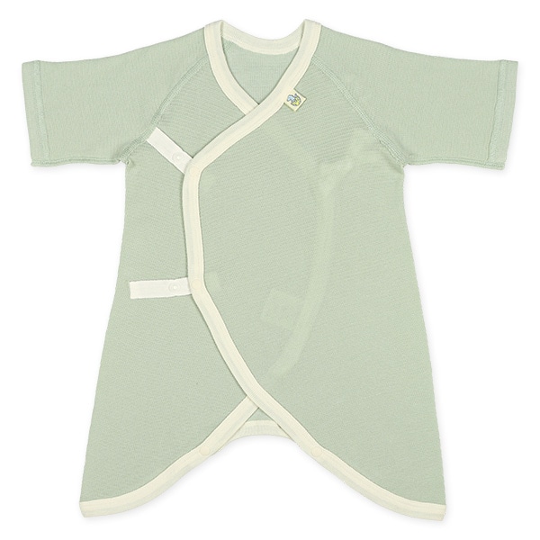 3枚組フライス&ソフトワッフルボタン式コンビ肌着（恐竜）