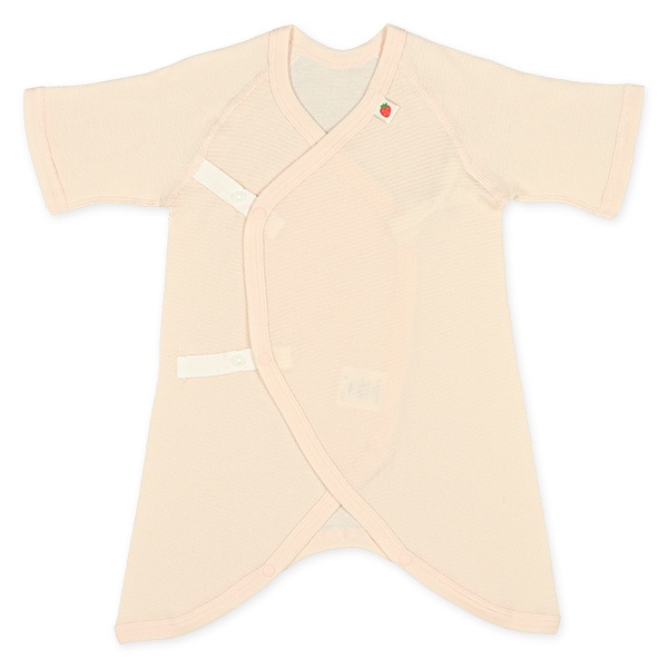 3枚組フライス&ソフトワッフルコンビ肌着（いちご・うさぎ）