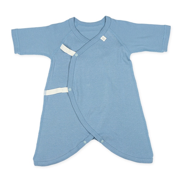 3枚組フライスボタン式コンビ肌着（月柄）