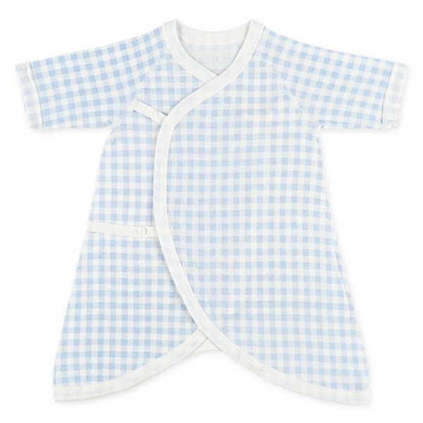 3枚組フライスボタン式コンビ肌着（遊具・チェック）