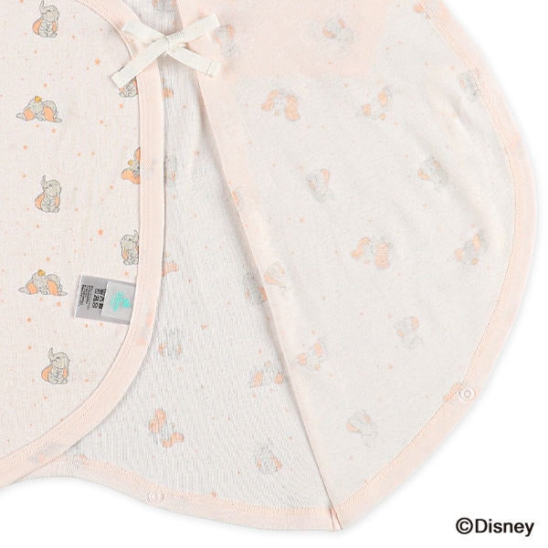 2枚組フライスコンビ肌着（ダンボ）