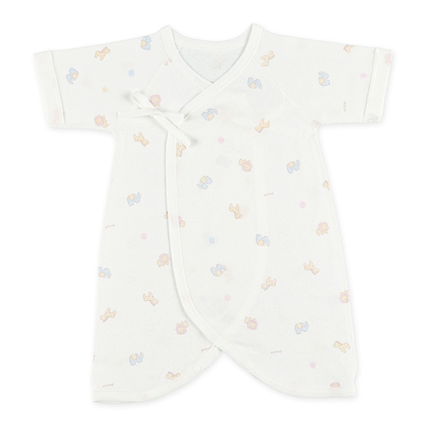 2枚組フライスコンビ肌着（アニマル）