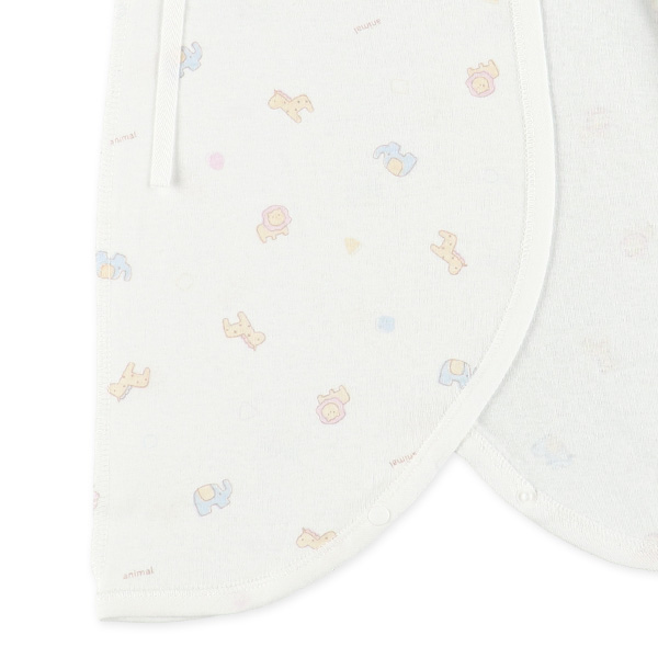 2枚組フライスコンビ肌着（アニマル）