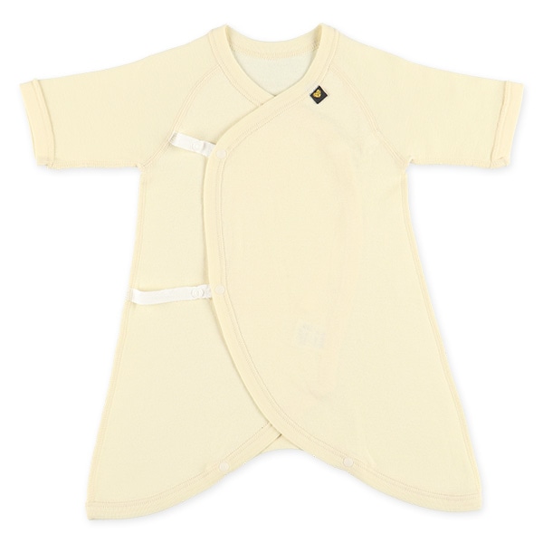 3枚組フライスボタン式コンビ肌着（ハート）