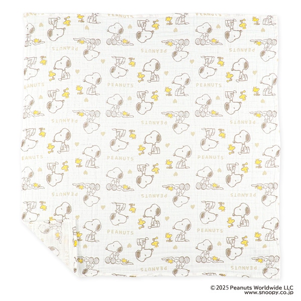 正方形モスリンガーゼ（スヌーピー）