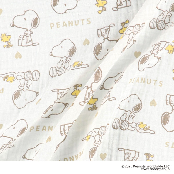 正方形モスリンガーゼ（スヌーピー）