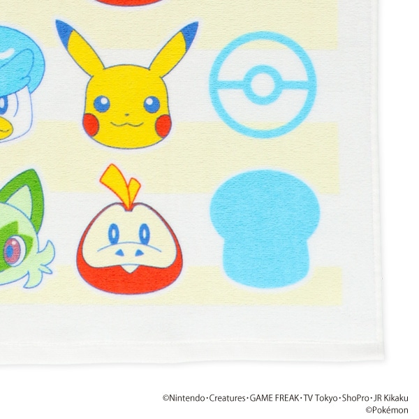 コンパクト長方形バスタオル（ポケモン）
