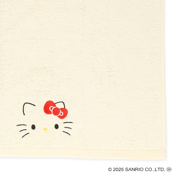 コンパクト長方形バスタオル（ハローキティ）