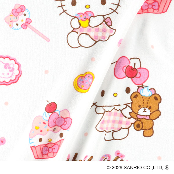 コンパクト長方形バスタオル（ハローキティ）