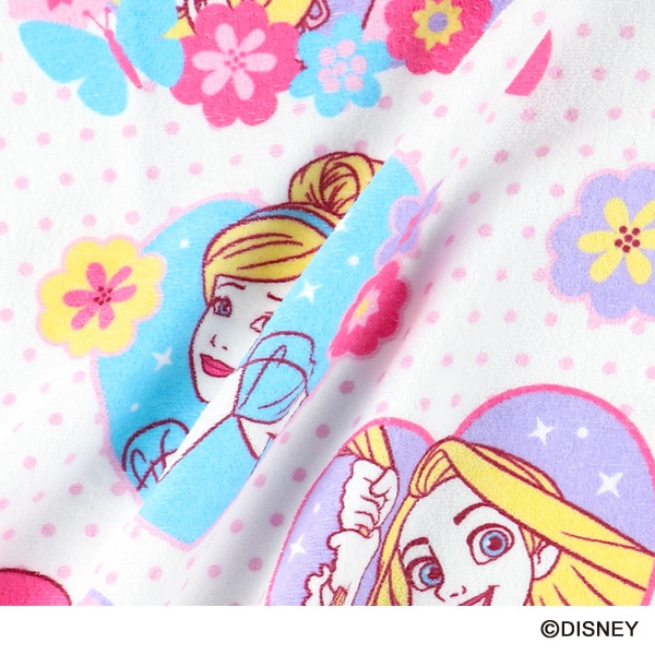コンパクト長方形バスタオル（ディズニープリンセス）