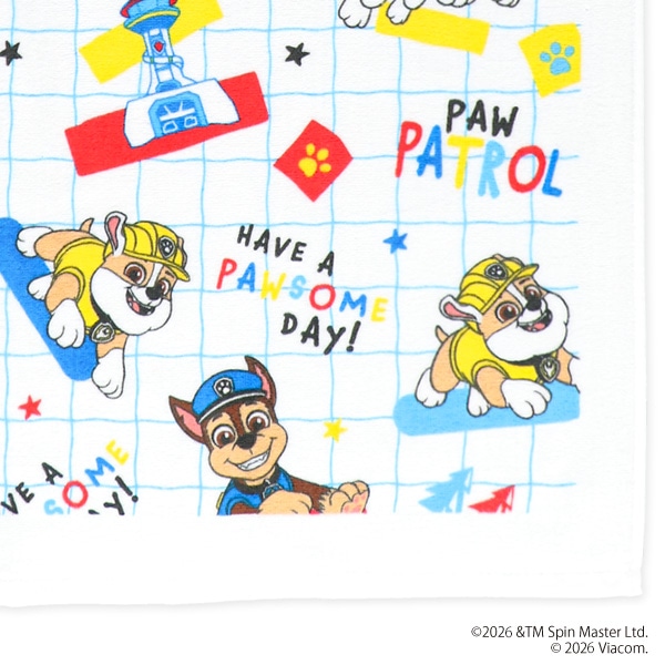 コンパクト長方形バスタオル（パウ・パトロール）