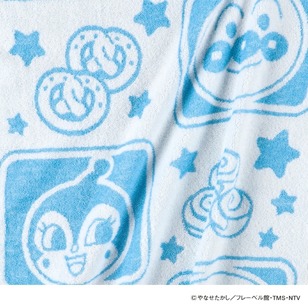 ふわふわ長方形バスタオル（アンパンマン）