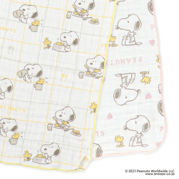 2枚組沐浴布（スヌーピー）