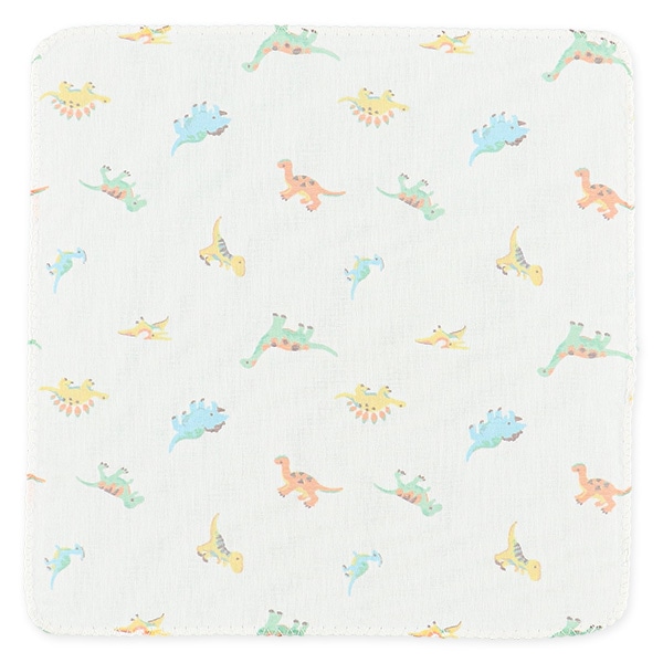 5枚組ガーゼハンカチ（恐竜・くるま）