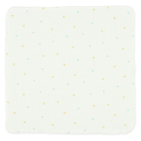 5枚組モスリンガーゼハンカチ（くま・はち・ドット・チェック）