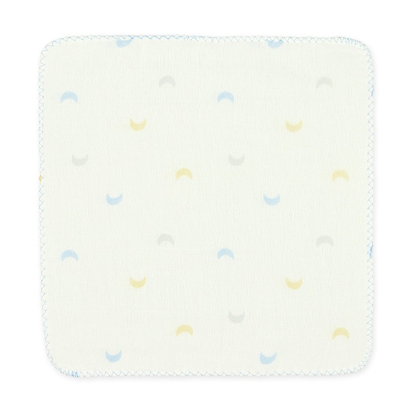 5枚組4重ガーゼハンカチ（星&月・ボーダー&くま）