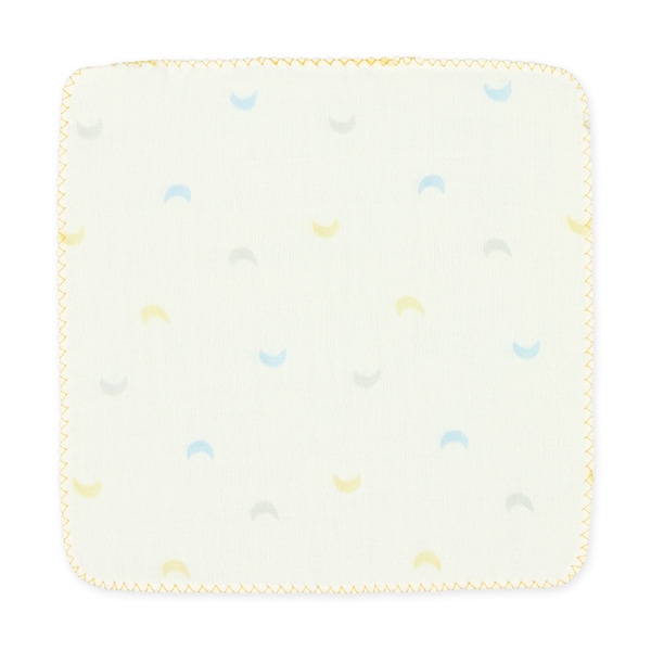 5枚組4重ガーゼハンカチ（星&月・ボーダー&くま）