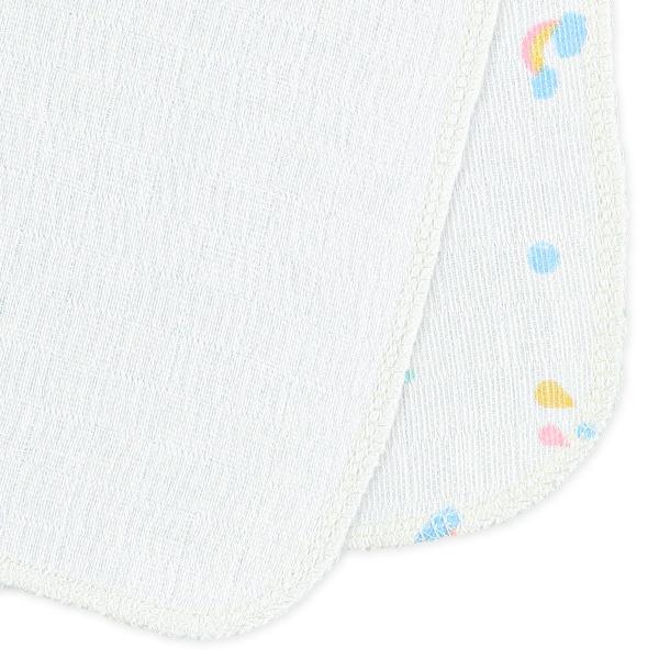 5枚組モスリンガーゼハンカチ（花柄・虹）