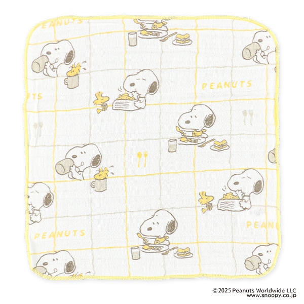 5枚組ガーゼハンカチ（スヌーピー）