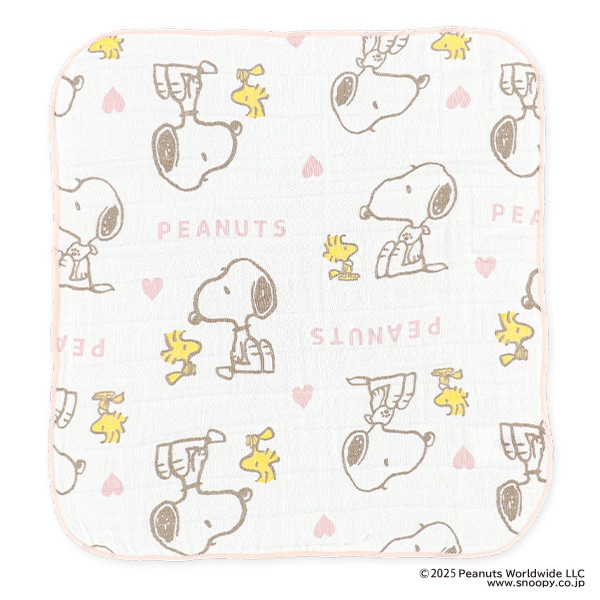 5枚組ガーゼハンカチ（スヌーピー）