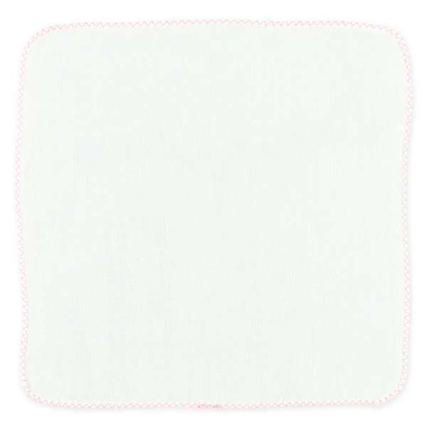 10枚組ガーゼハンカチ（白無地）