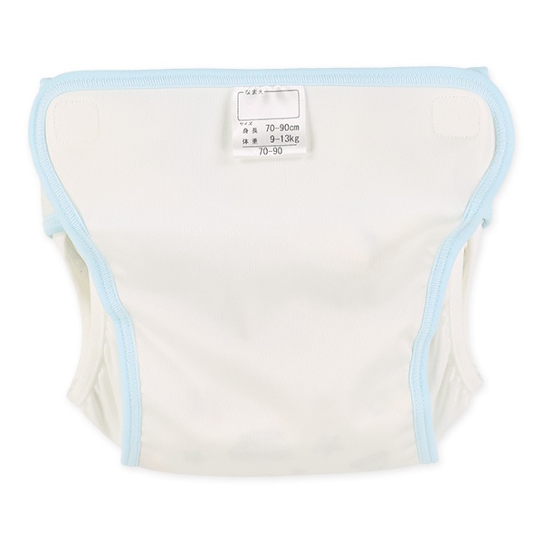 2枚組内ベルトおむつカバー（くるま・無地）