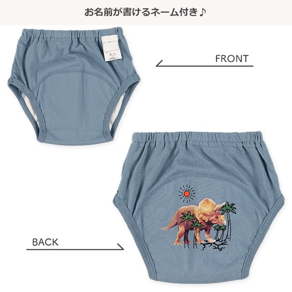 3枚組3層天竺トレーニングパンツトレーニングパンツ（恐竜）
