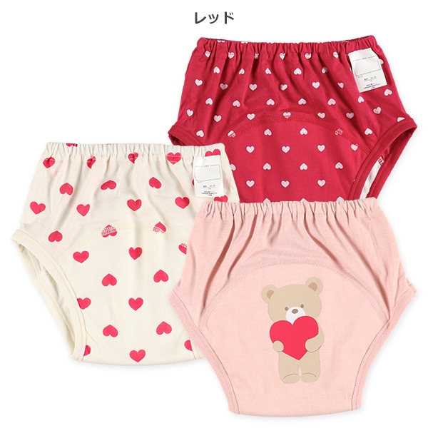 3枚組3層天竺トレーニングパンツ（くま）