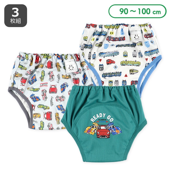 3枚組3層メッシュトレーニングパンツ（レトロカー）