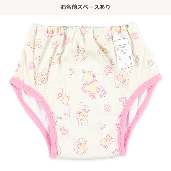 3枚組インクトレーニングパンツ（ふんわりアニマル）