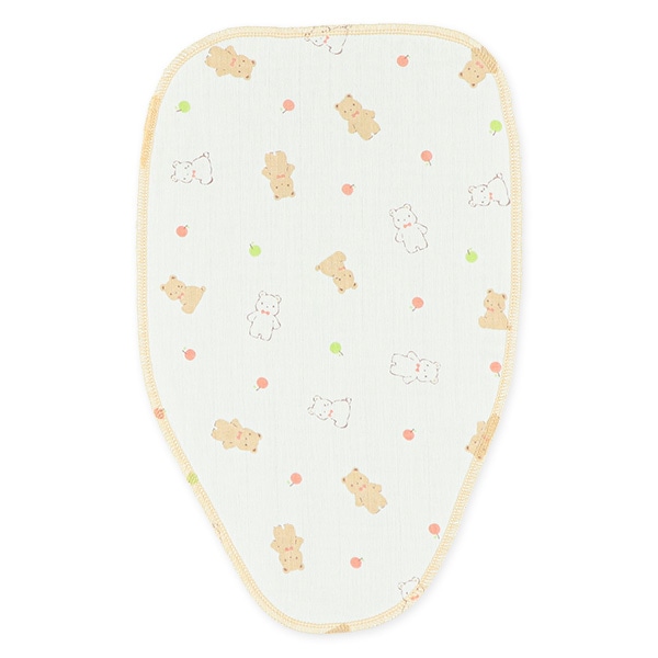 4枚組ガーゼ汗取りパッド（くま・りんご）