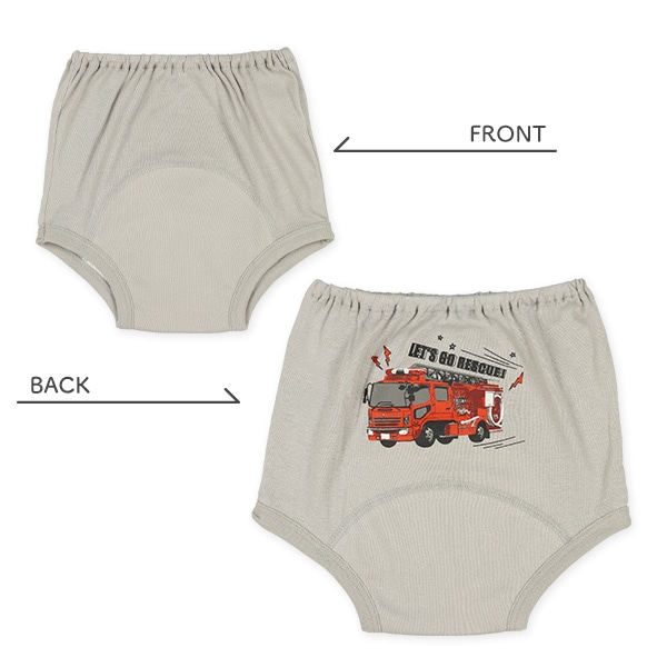 3枚組フライストレーニングブリーフ（はたらくくるま）