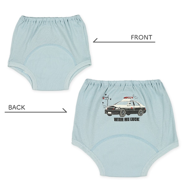 3枚組フライストレーニングブリーフ（はたらくくるま）