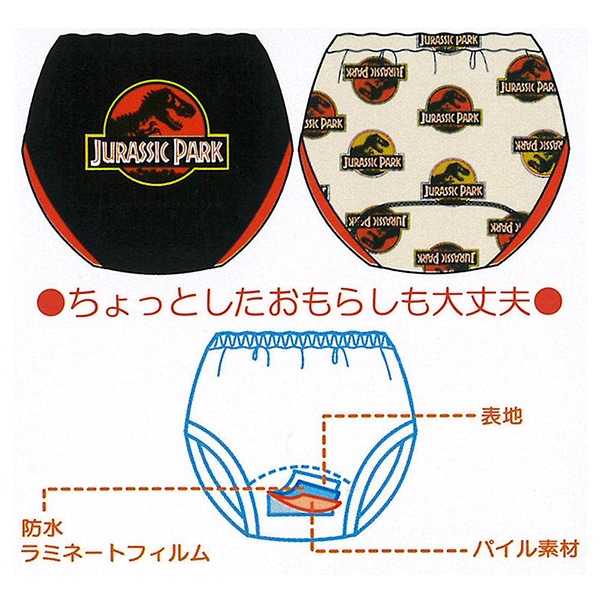 2枚組フライストレーニングブリーフ（ジュラシックパーク）