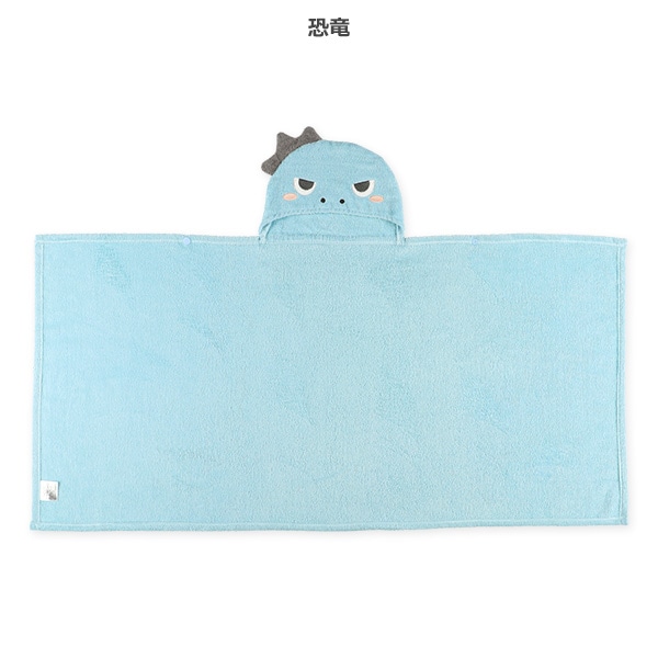 フード付きバスタオル（ねこ・恐竜・柴犬）