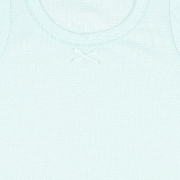 DRYWRAP）3枚組鹿の子ノースリーブロンパース肌着（レモン・ハート）