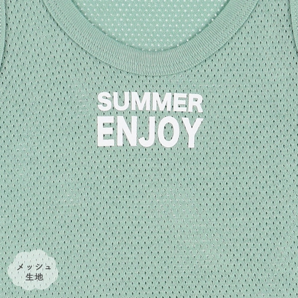 3枚組メッシュノースリーブロンパース肌着（パイナップル・星）