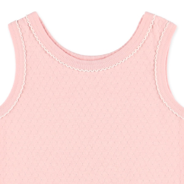 4枚組サークルノースリーブロンパース肌着（ドット・ピコ）