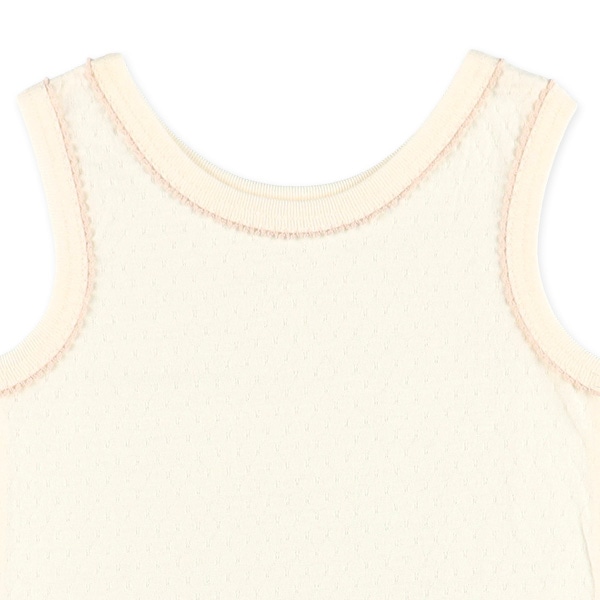 4枚組サークルノースリーブロンパース肌着（ドット・ピコ）