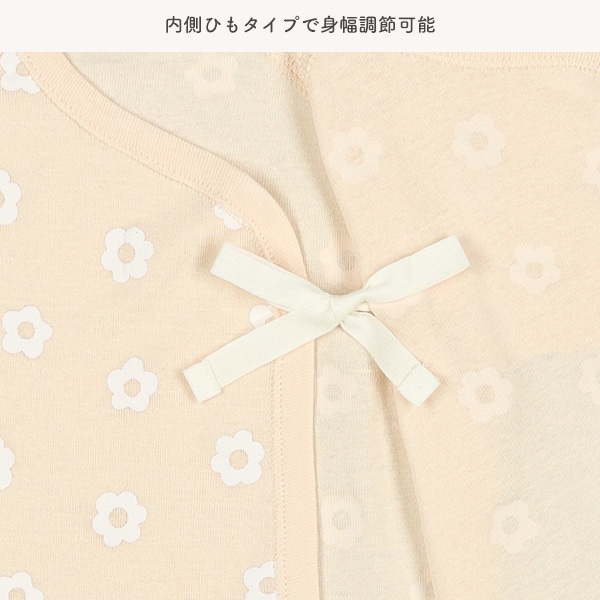 フライス新生児肌着10点セット（花柄）