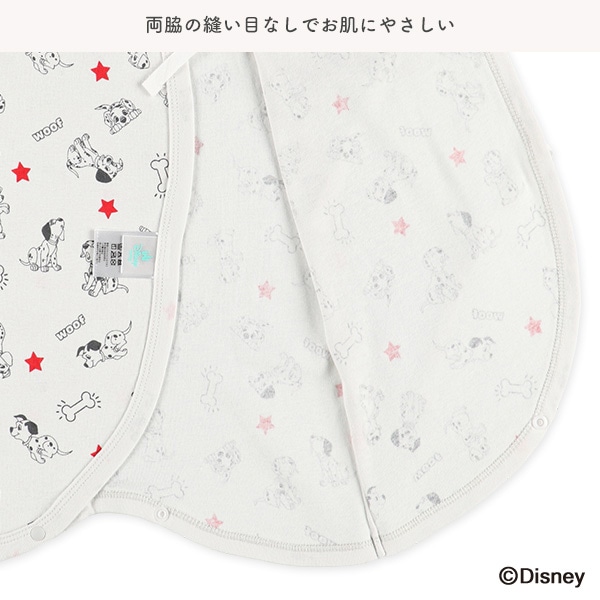 フライス新生児肌着5点セット（101匹わんちゃん）