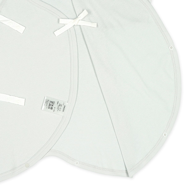 ボタン式新生児肌着8点セット（ウシ柄）