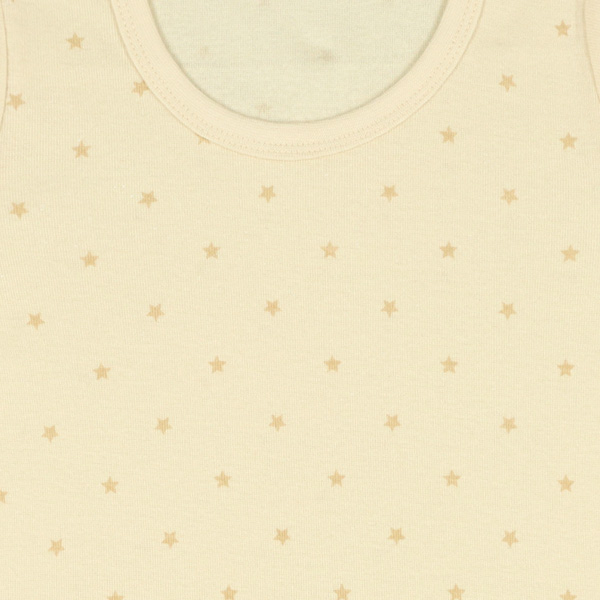 3枚組フライス半袖ロンパース肌着（オーガニックコットン・くま）