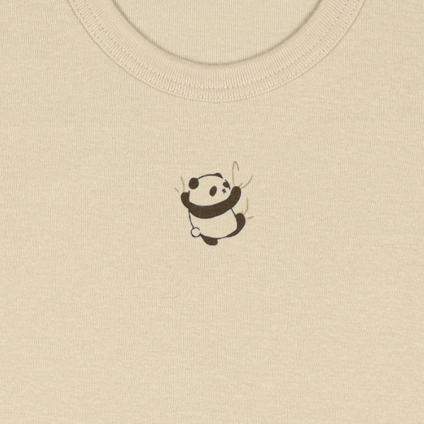 3枚組フライス半袖ロンパース肌着（つかまりアニマル）